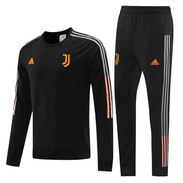 Survetement Football Juventus 2021-22 Noir Orange